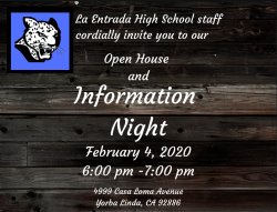 Open House & Info Night 